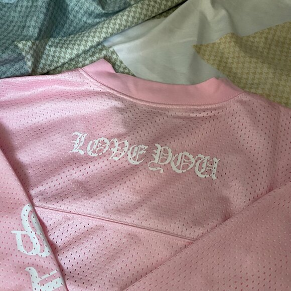 Pink Chrome Hearts Mesh Jersey - Picture 8 of 10
